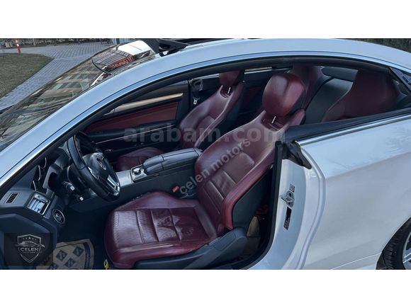 2014 MODEL MERCEDES E 250 COUPE SDF BEYAZ İÇ KIRMIZI HATASIZ