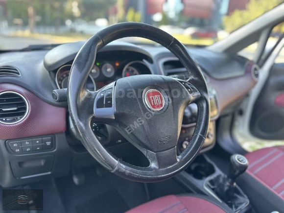 EMS GARAJ'DAN 2012 EVO PUNTO DYNAMİC 1.3 MJET EMSALSİZ İÇİ BORDO