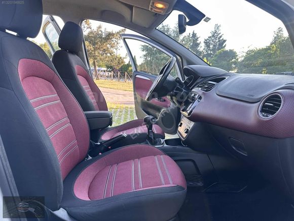 EMS GARAJ'DAN 2012 EVO PUNTO DYNAMİC 1.3 MJET EMSALSİZ İÇİ BORDO