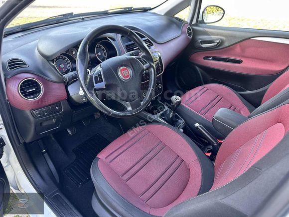 EMS GARAJ'DAN 2012 EVO PUNTO DYNAMİC 1.3 MJET EMSALSİZ İÇİ BORDO