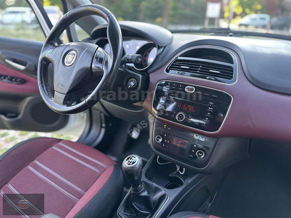 EMS GARAJ'DAN 2012 EVO PUNTO DYNAMİC 1.3 MJET EMSALSİZ İÇİ BORDO