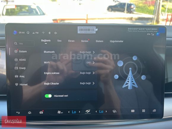 ÇAVUŞOĞLU 2025 BYD SEALİON 7 EV DESİGN BULUT GRİ + MAVİ DÖŞEME