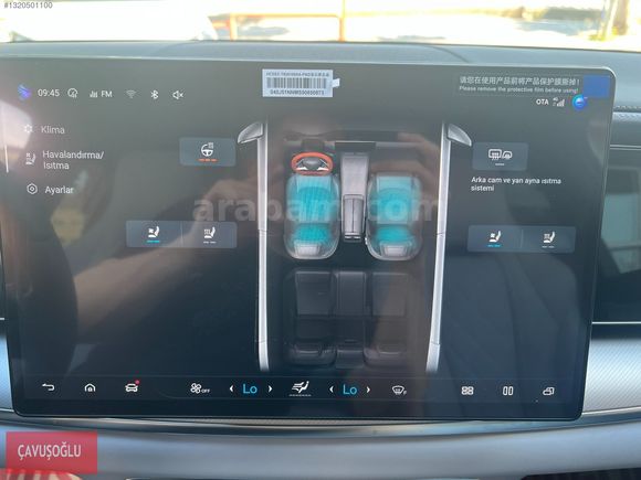ÇAVUŞOĞLU 2025 BYD SEALİON 7 EV DESİGN BULUT GRİ + MAVİ DÖŞEME