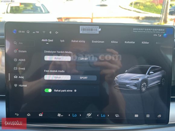 ÇAVUŞOĞLU 2025 BYD SEALİON 7 EV DESİGN BULUT GRİ + MAVİ DÖŞEME