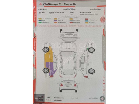 2012 ACCENT ERA 1.5 CRDİ HATASIZ-DEĞİŞENSİZ-4 DİSK ABS VE ESP'Lİ