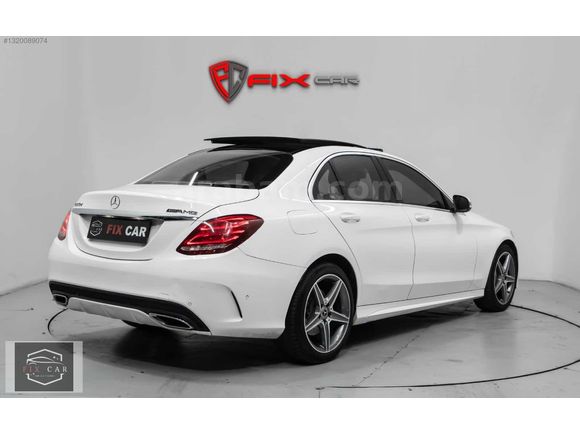 2017 238 BİN DE MERCEDES-BENZ C 200D AMG CAM TAVAN DEĞİŞENSİZ