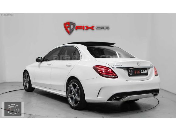 2017 238 BİN DE MERCEDES-BENZ C 200D AMG CAM TAVAN DEĞİŞENSİZ