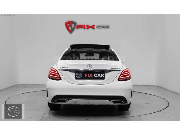2017 238 BİN DE MERCEDES-BENZ C 200D AMG CAM TAVAN DEĞİŞENSİZ