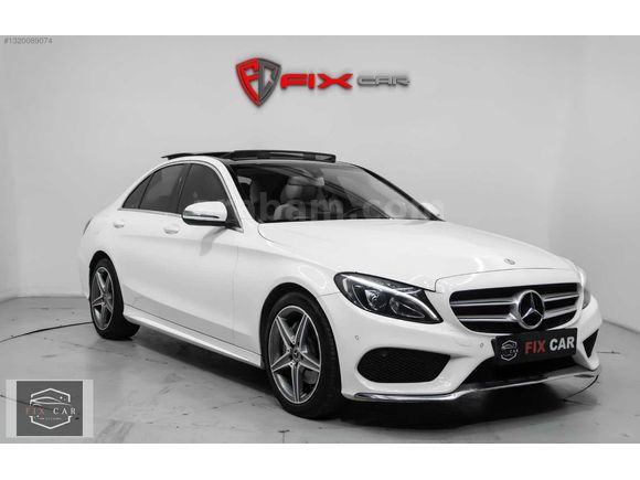 2017 238 BİN DE MERCEDES-BENZ C 200D AMG CAM TAVAN DEĞİŞENSİZ