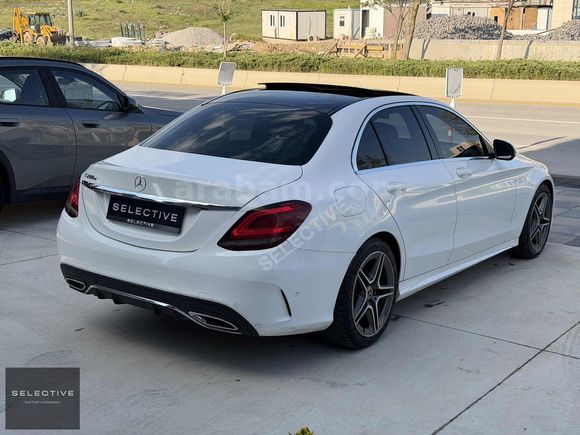 SELECTIVE-2020 MODEL BAYİ C200d AMG BOYASIZ BEYAZ CAM TAVAN