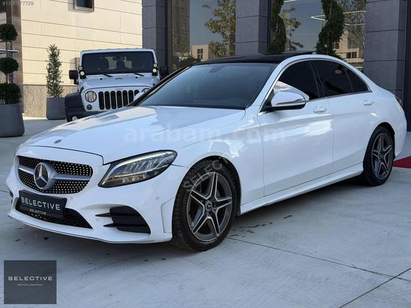 SELECTIVE-2020 MODEL BAYİ C200d AMG BOYASIZ BEYAZ CAM TAVAN