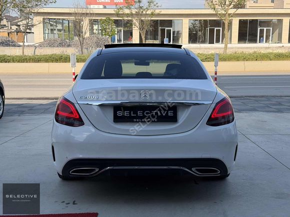 SELECTIVE-2020 MODEL BAYİ C200d AMG BOYASIZ BEYAZ CAM TAVAN