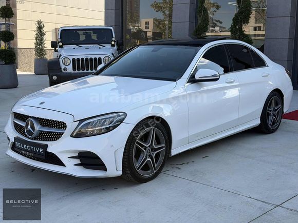SELECTIVE-2020 MODEL BAYİ C200d AMG BOYASIZ BEYAZ CAM TAVAN