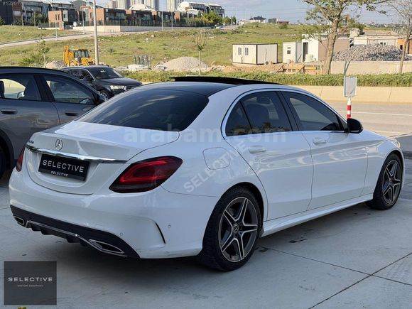 SELECTIVE-2020 MODEL BAYİ C200d AMG BOYASIZ BEYAZ CAM TAVAN