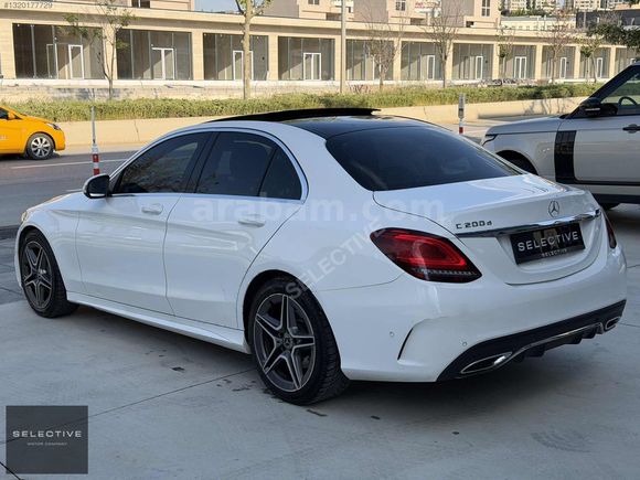 SELECTIVE-2020 MODEL BAYİ C200d AMG BOYASIZ BEYAZ CAM TAVAN