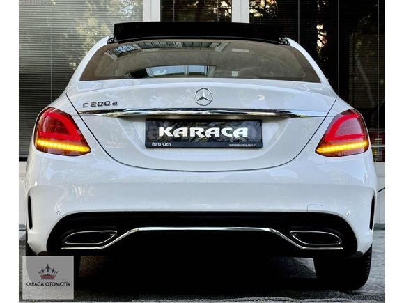 _2021 C200d FL AMG + 160HP + 9 İLERİ + TABA DERİ + 70 BİN KM_