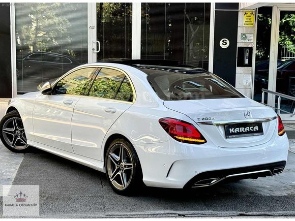 _2021 C200d FL AMG + 160HP + 9 İLERİ + TABA DERİ + 70 BİN KM_