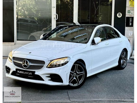 _2021 C200d FL AMG + 160HP + 9 İLERİ + TABA DERİ + 70 BİN KM_