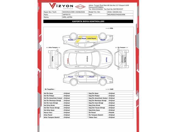 2016 OPEL ASTRA 1.6 CDTI DESIGN OTOMATİK