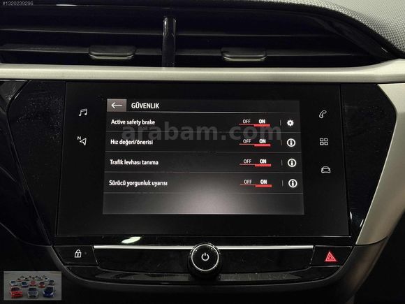 *1 BOYA*2023 CORSA ELEGANCE HAYALET/G.GÖRÜŞ/CAR PLAY/ÇİFT RENK