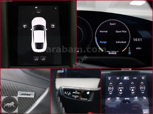 ASKAR OTOMOTİV'DEN 2022 MODEL TAYCAN 4S PERFORMANCE 530 BG BAYİ