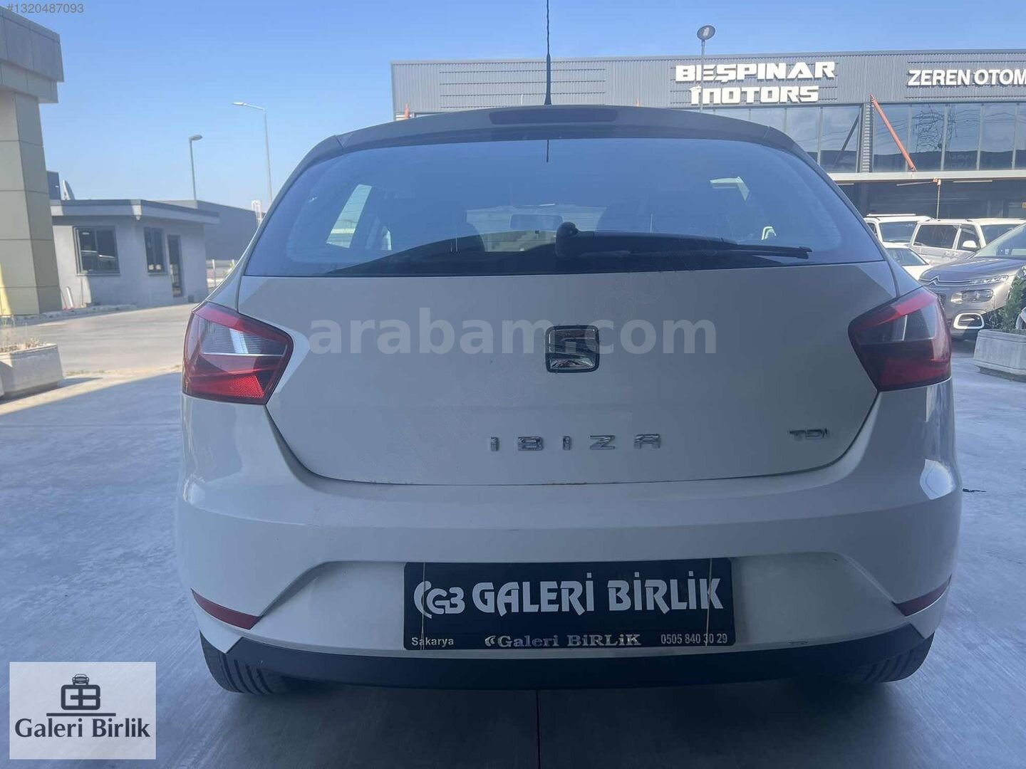 Galeriden Seat Ibiza 1.4 TDI Style 2016 Model Sakarya 146.000 km Beyaz 6
