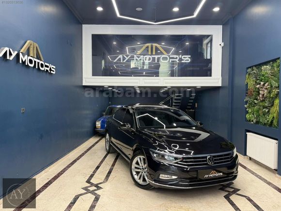 AY-MOTORS'TAN*2021PASSAT ELEGANCE CAM TAVAN/İÇİBEJ/HAYALET/MASAJ