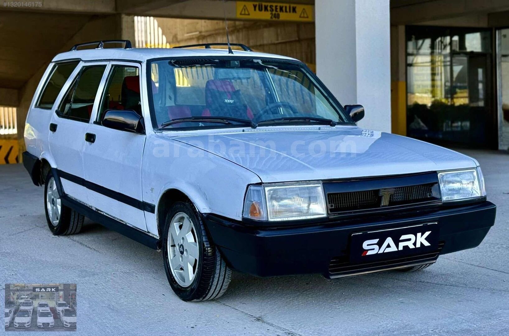 Galeriden Tofaş Kartal SLX 1990 Model Ankara 150.000 km Beyaz 4
