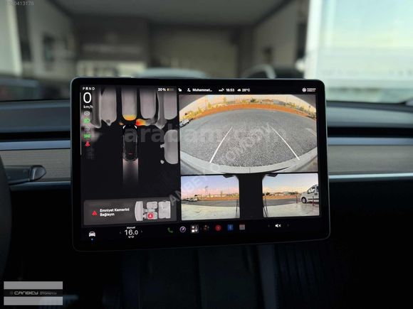 2023 MODEL TESLA MODEL Y LONG RANGE HATASIZ BOYASIZ TRAMERSİZ