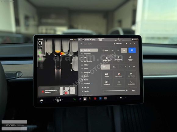 2023 MODEL TESLA MODEL Y LONG RANGE HATASIZ BOYASIZ TRAMERSİZ