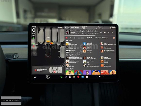 2023 MODEL TESLA MODEL Y LONG RANGE HATASIZ BOYASIZ TRAMERSİZ