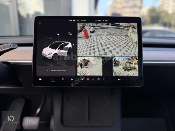 KONT 2025 TESLA MODEL Y STANDART RANGE CAM TVN/OTOPİLOT HATASIZ
