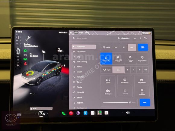 CEMRE OTO 'dan BOYASIZ YENİ 2025 TESLA MODEL Y PREMİUM
