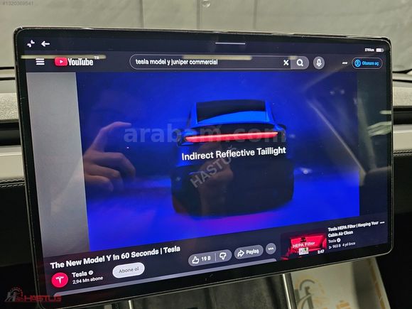 BOYASIZ DEĞİŞENSİZ TRAMERSiZ 2025 TESLA MODEL Y PREMiUM JUNiPER