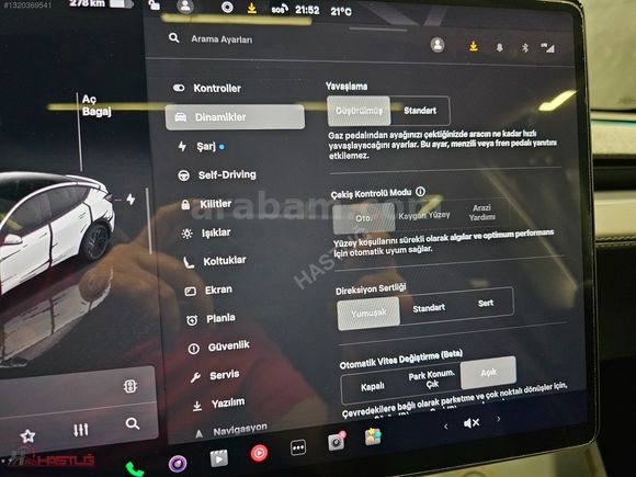 BOYASIZ DEĞİŞENSİZ TRAMERSiZ 2025 TESLA MODEL Y PREMiUM JUNiPER