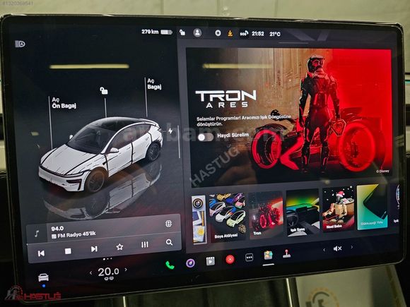 BOYASIZ DEĞİŞENSİZ TRAMERSiZ 2025 TESLA MODEL Y PREMiUM JUNiPER
