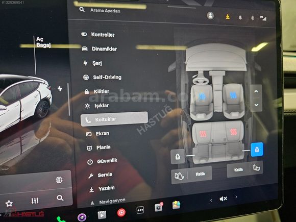 BOYASIZ DEĞİŞENSİZ TRAMERSiZ 2025 TESLA MODEL Y PREMiUM JUNiPER