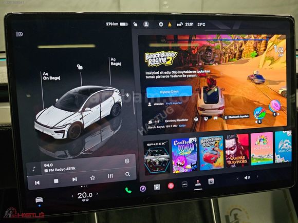 BOYASIZ DEĞİŞENSİZ TRAMERSiZ 2025 TESLA MODEL Y PREMiUM JUNiPER