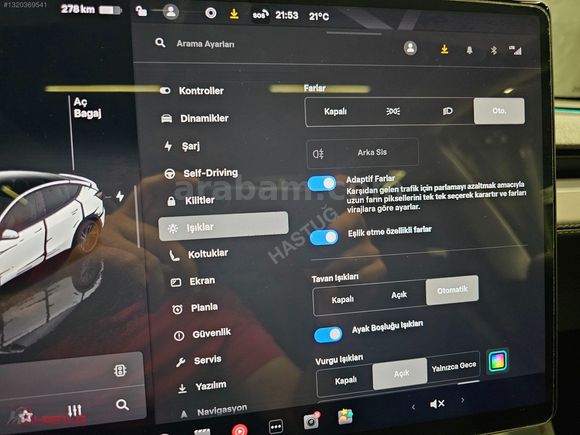 BOYASIZ DEĞİŞENSİZ TRAMERSiZ 2025 TESLA MODEL Y PREMiUM JUNiPER