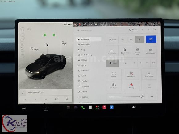 2025 TESLA Y PREMİUM/RWD /JUNİPER /ARKA EKRAN/O.PLT HATASIZ