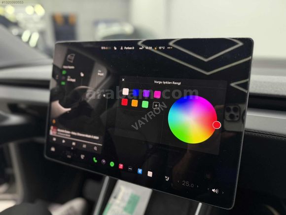 2025 TESLA RWD 12.800KM JUNİPER/CAM TAVN/G.OTOPLOT/EAP/PPF/A.PNL