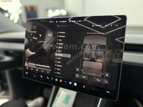 2025 TESLA RWD 12.800KM JUNİPER/CAM TAVN/G.OTOPLOT/EAP/PPF/A.PNL
