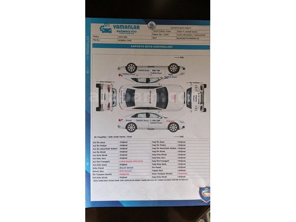 Sahibinden Honda Civic 1.6i VTEC Premium 2007 Model