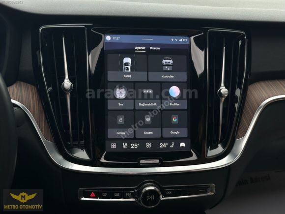 2023 Çıkış VOLVO S60 PLUS BRİGHT CamTav+HARMAN+Taba SERVS BAKIM