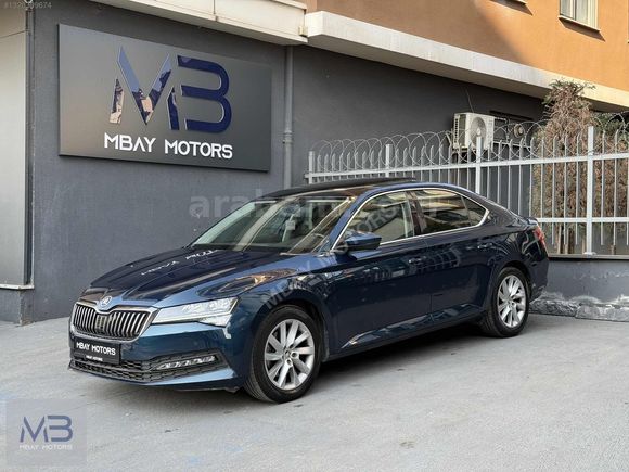 MBAY MOTORS 2021 SKODA SUPERB 1.5 TSI ELİTE CAM TAVAN 54.000KM