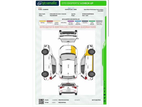 Galeriden Volkswagen Golf 1.4 TSi Highline 2011 Model Konya