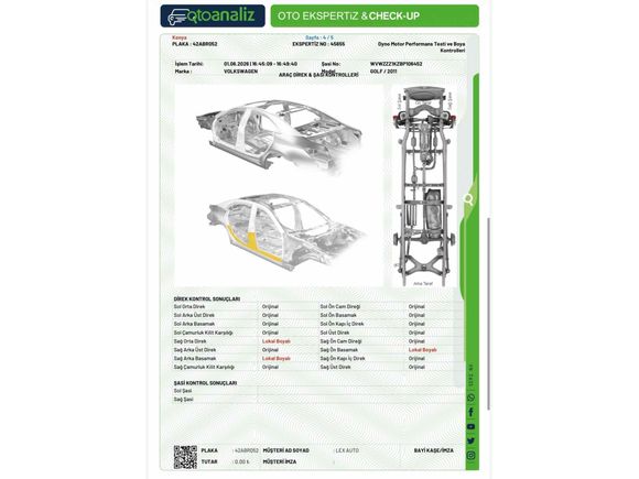 Galeriden Volkswagen Golf 1.4 TSi Highline 2011 Model Konya