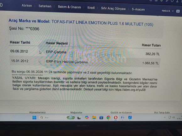 Sahibinden Orjinal Fiat Linea 1.6 Multijet Emotion Plus 2012 Model 