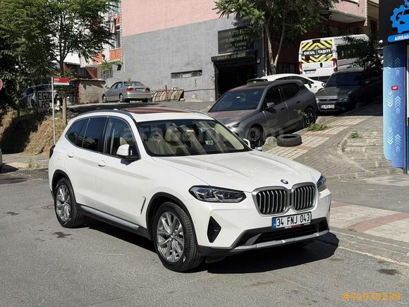 2022 X3 X LİNE BOYASIZ CAM TAVAN-HAYALET-KEYLESS-E.BAGAJ-%20 KDV