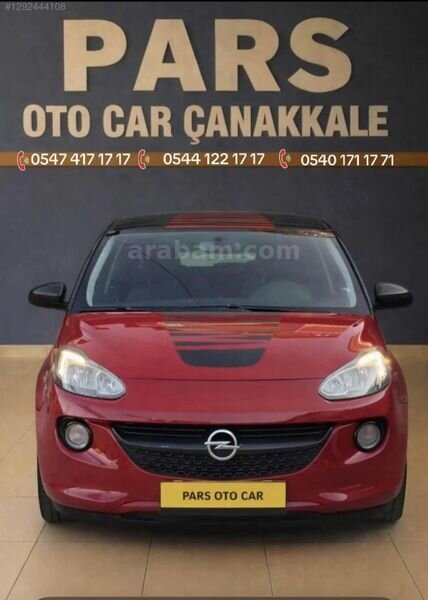 Galeriden Opel Adam 1.2 Jam 2013 Model Çanakkale 187.000 km Kırmızı